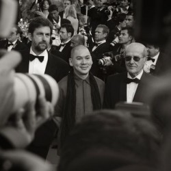 Manoel de Oliveira (à droite) - Cannes 2007