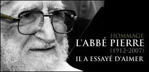 HOMMAGE A L’ABBE PIERRE (1912-2007)